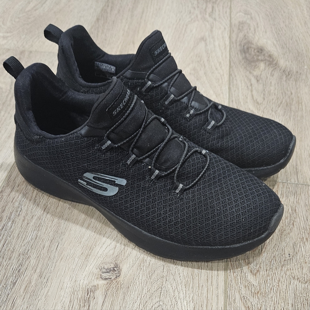 Skechers Black Mesh Sneakers